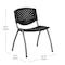 Flash Furniture HERCULES Series 880 lb. Capacity Black Plastic Stack Chair with Titanium Gray Powder Coated Frame, PK5 5-RUT-F01A-BK-GG - alternate 10